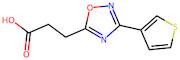 3-[3-(thiophen-3-yl)-1,2,4-oxadiazol-5-yl]propanoic acid