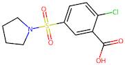 2-Chloro-5-(pyrrolidine-1-sulfonyl)benzoic acid