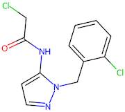 2-Chloro-n-{1-[(2-chlorophenyl)methyl]-1h-pyrazol-5-yl}acetamide