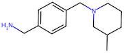 (4-((3-Methylpiperidin-1-yl)methyl)phenyl)methanamine