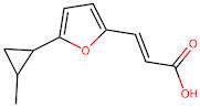 (2e)-3-[5-(2-methylcyclopropyl)furan-2-yl]prop-2-enoic acid