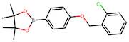 2-(4-((2-Chlorobenzyl)oxy)phenyl)-4,4,5,5-tetramethyl-1,3,2-dioxaborolane