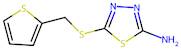 5-[(thiophen-2-ylmethyl)sulfanyl]-1,3,4-thiadiazol-2-amine