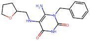 6-Amino-1-(phenylmethyl)-5-[[(tetrahydro-2-furanyl)methyl]amino]-2,4(1H,3H)-pyrimidinedione