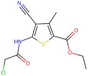 Ethyl 5-(2-chloroacetamido)-4-cyano-3-methylthiophene-2-carboxylate