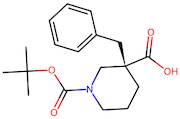 (S)-3-benzyl-1-(tert-Butoxycarbonyl)piperidine-3-carboxylic acid