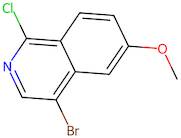 4-Bromo-1-chloro-6-methoxyisoquinoline