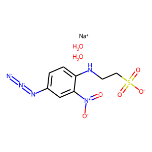 N-(4-Azido-2-nitrophenyl)-2-aminoethylsulphonate, sodium salt, dihydrate