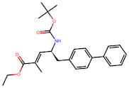 (S,E)-ethyl 5-([1,1'-biphenyl]-4-yl)-4-((tert-butoxycarbonyl)amino)-2-methylpent-2-enoate