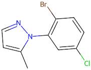 1-(2-Bromo-5-chlorophenyl)-5-methyl-1H-pyrazole