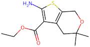 Ethyl 2-amino-5,5-dimethyl-4,7-dihydro-5H-thieno[2,3-c]pyran-3-carboxylate