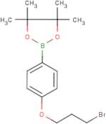 4-(3-Bromopropoxy)benzeneboronic acid, pinacol ester