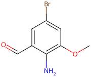 2-Amino-5-bromo-3-methoxybenzaldehyde