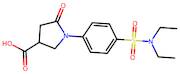 1-[4-(diethylsulfamoyl)phenyl]-5-oxopyrrolidine-3-carboxylic acid