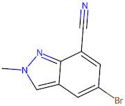 5-Bromo-2-methyl-2H-indazole-7-carbonitrile