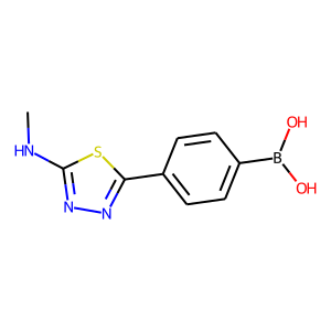 4-[5-(Methylamino)-1,3,4-thiadiazol-2-yl]benzeneboronic acid