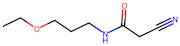 2-Cyano-N-(3-ethoxypropyl)acetamide