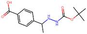 4-(1-(2-(tert-Butoxycarbonyl)hydrazinyl)ethyl)benzoic acid