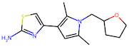 4-[2,5-Dimethyl-1-[(tetrahydro-2-furanyl)methyl]-1H-pyrrol-3-yl]-2-thiazolamine