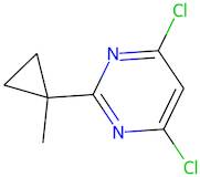 4,6-Dichloro-2-(1-methylcyclopropyl)pyrimidine