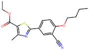 Ethyl 2-(4-butoxy-3-cyanophenyl)-4-methylthiazole-5-carboxylate