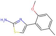 4-(2-methoxy-5-methylphenyl)thiazol-2-amine