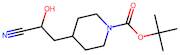 tert-Butyl 4-(2-cyano-2-hydroxyethyl)piperidine-1-carboxylate