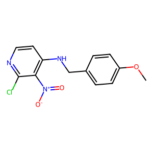 2-Chloro-N-(4-methoxybenzyl)-3-nitropyridin-4-amine