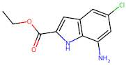 Ethyl 7-amino-5-chloro-1H-indole-2-carboxylate