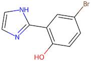 4-Bromo-2-(1H-imidazol-2-yl)phenol