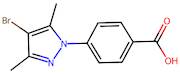 4-(4-Bromo-3,5-dimethyl-1h-pyrazol-1-yl)benzoic acid