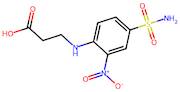 3-[(2-nitro-4-sulfamoylphenyl)amino]propanoic acid