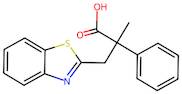 3-(1,3-Benzothiazol-2-yl)-2-methyl-2-phenylpropanoic acid