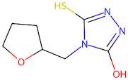 4-(Oxolan-2-ylmethyl)-5-sulfanyl-4h-1,2,4-triazol-3-ol