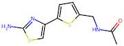 n-{[5-(2-amino-1,3-thiazol-4-yl)thiophen-2-yl]methyl}acetamide