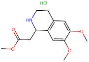 Methyl 2-(6,7-dimethoxy-1,2,3,4-tetrahydroisoquinolin-1-yl)acetate hydrochloride