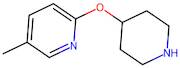 5-Methyl-2-(piperidin-4-yloxy)pyridine