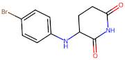 3-((4-Bromophenyl)amino)piperidine-2,6-dione