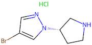 (S)-4-Bromo-1-(pyrrolidin-3-yl)-1H-pyrazole hydrochloride