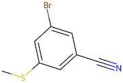 3-Bromo-5-(methylthio)benzonitrile