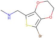 N-Methyl-5-(aminomethyl)-7-bromo-2,3-dihydrothieno[3,4-b][1,4]dioxine