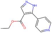 Ethyl 5-(pyridin-4-yl)-1h-pyrazole-4-carboxylate