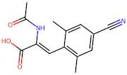 (Z)-2-acetamido-3-(4-cyano-2,6-dimethylphenyl)acrylic acid