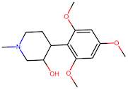 1-Methyl-4-(2,4,6-trimethoxyphenyl)piperidin-3-ol