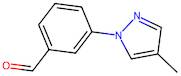 3-(4-Methyl-1h-pyrazol-1-yl)benzaldehyde