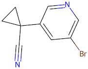 1-(5-Bromopyridin-3-yl)cyclopropane-1-carbonitrile