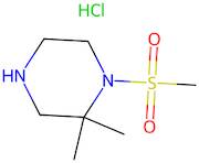 1-Methylsulfonyl-2,2-dimethylpiperazine hydrochloride