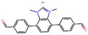 4,7-Bis(4-formylphenyl)-1,3-dimethyl-1H-benzo[d]imidazol-3-ium bromide