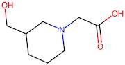 2-(3-(Hydroxymethyl)piperidin-1-yl)acetic acid