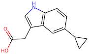 2-(5-Cyclopropyl-1H-indol-3-yl)acetic acid